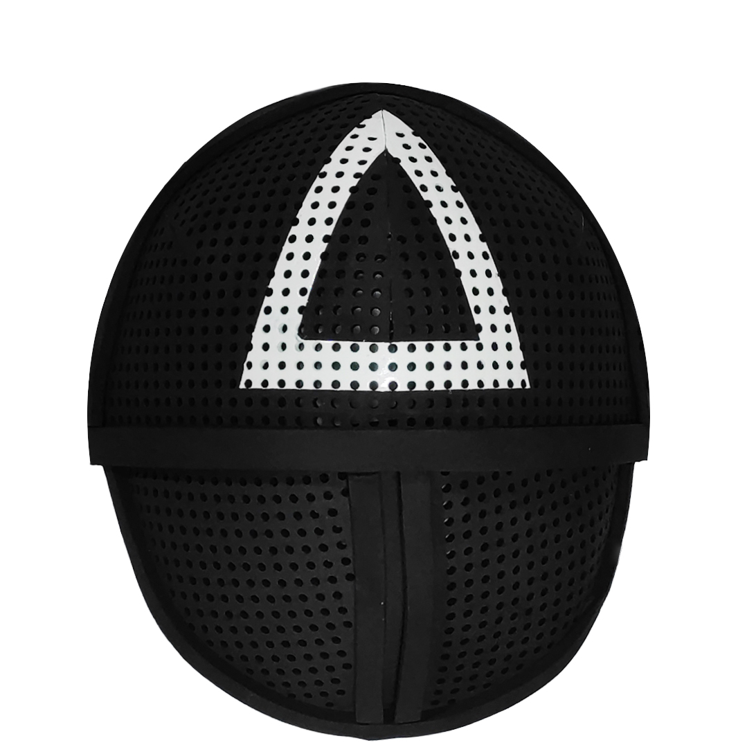 ماسک ایفای نقش مدل سربازان اسکویید گیم طرح مثلث