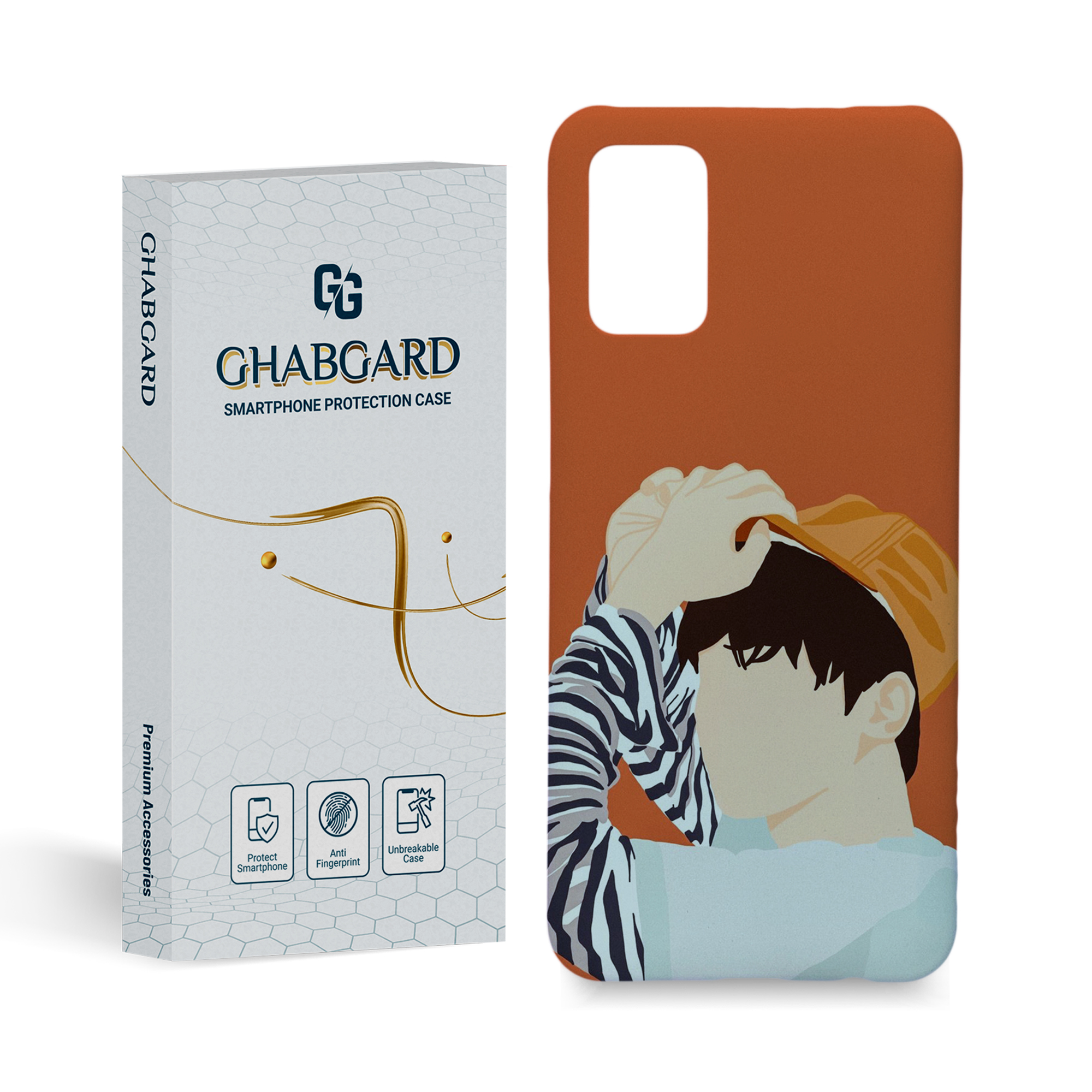 کاور قاب گارد مدل پسرانه مناسب برای گوشی موبایل سامسونگ galaxy a02s