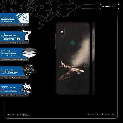 برچسب پوششی ماهوت مدل World War II Aircraft-FullSkin مناسب برای گوشی موبایل شیائومی Mi Mix 3