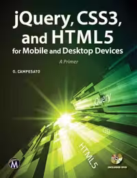 خرید و دانلود نسخه کامل کتاب jQuery, CSS3, and HTML5 for Mobile/Desktop Devices: A Primer