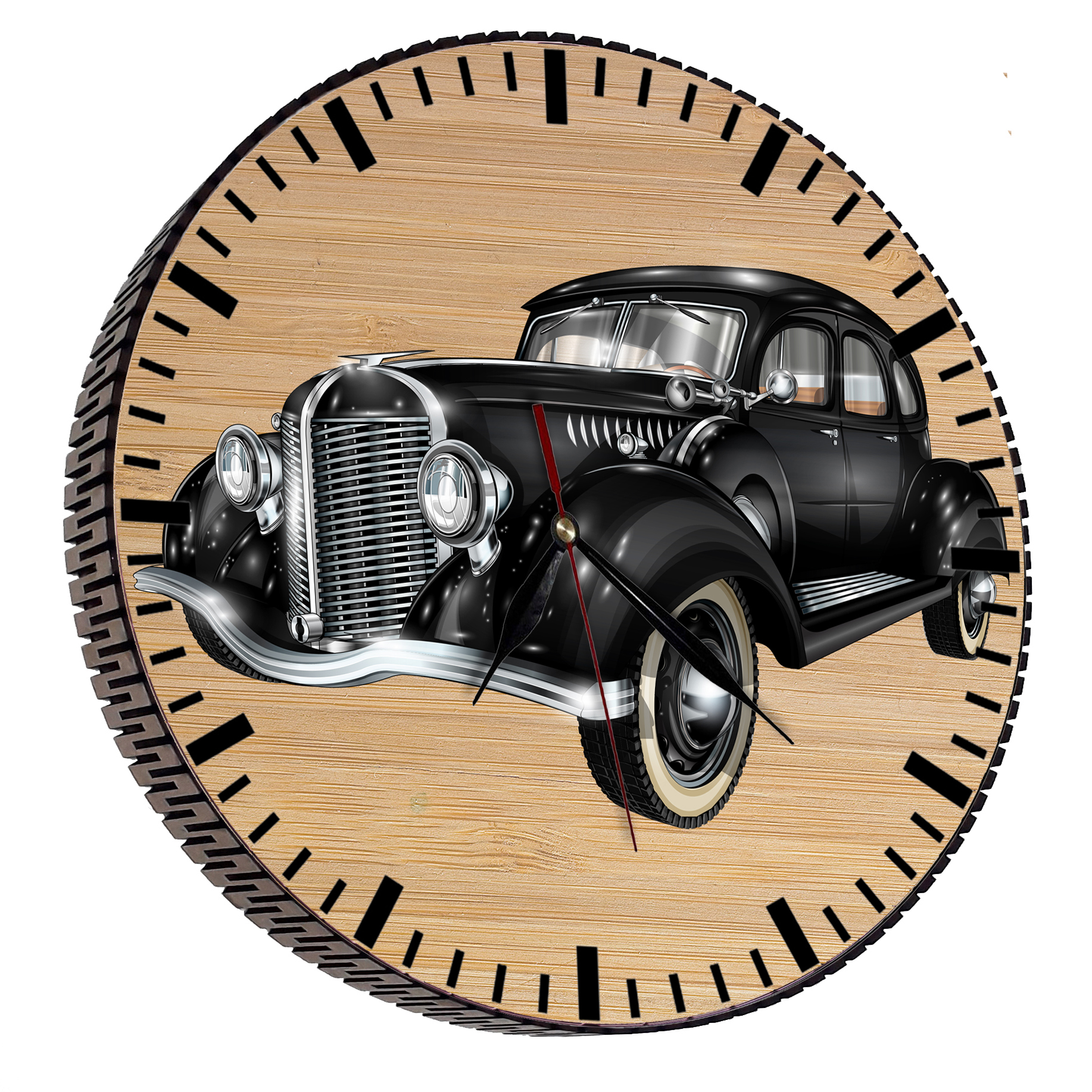 ساعت دیواری مدل ماشین