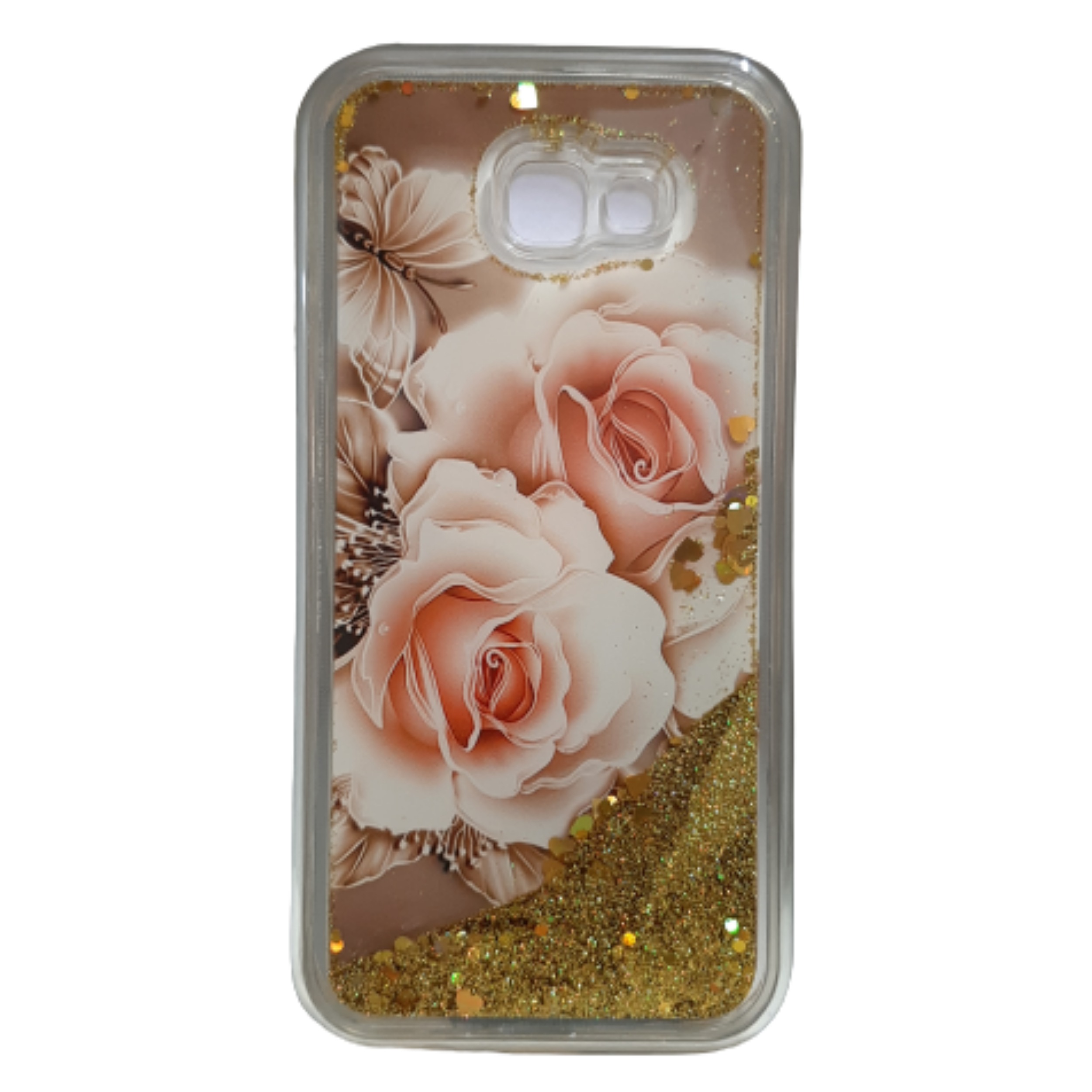 کاور طرح آکواریومی مدل گل مناسب برای گوشی موبایل سامسونگ GALAXY A3 2017/A320