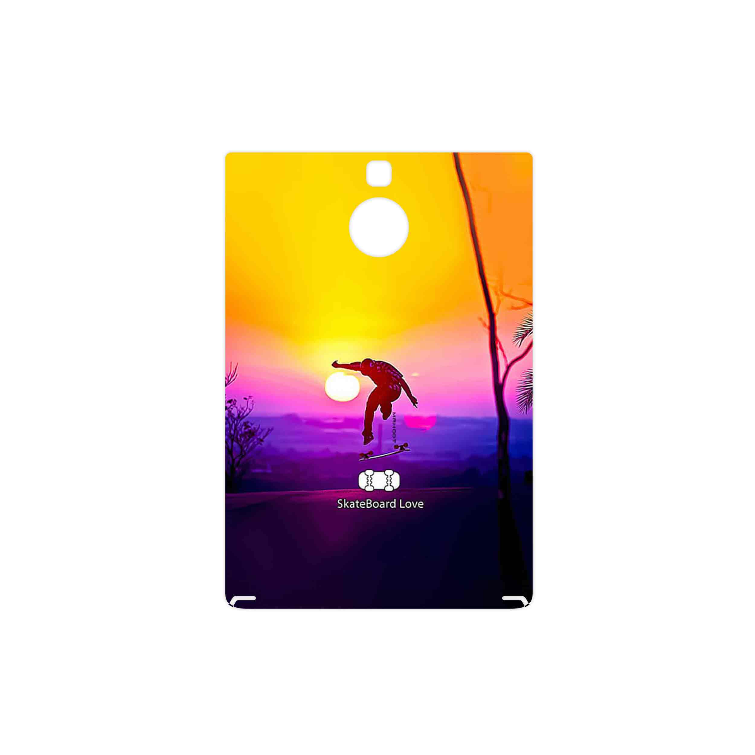 برچسب پوششی ماهوت مدل Skateboard مناسب برای گوشی موبایل بلک بری Passport Silver Edition