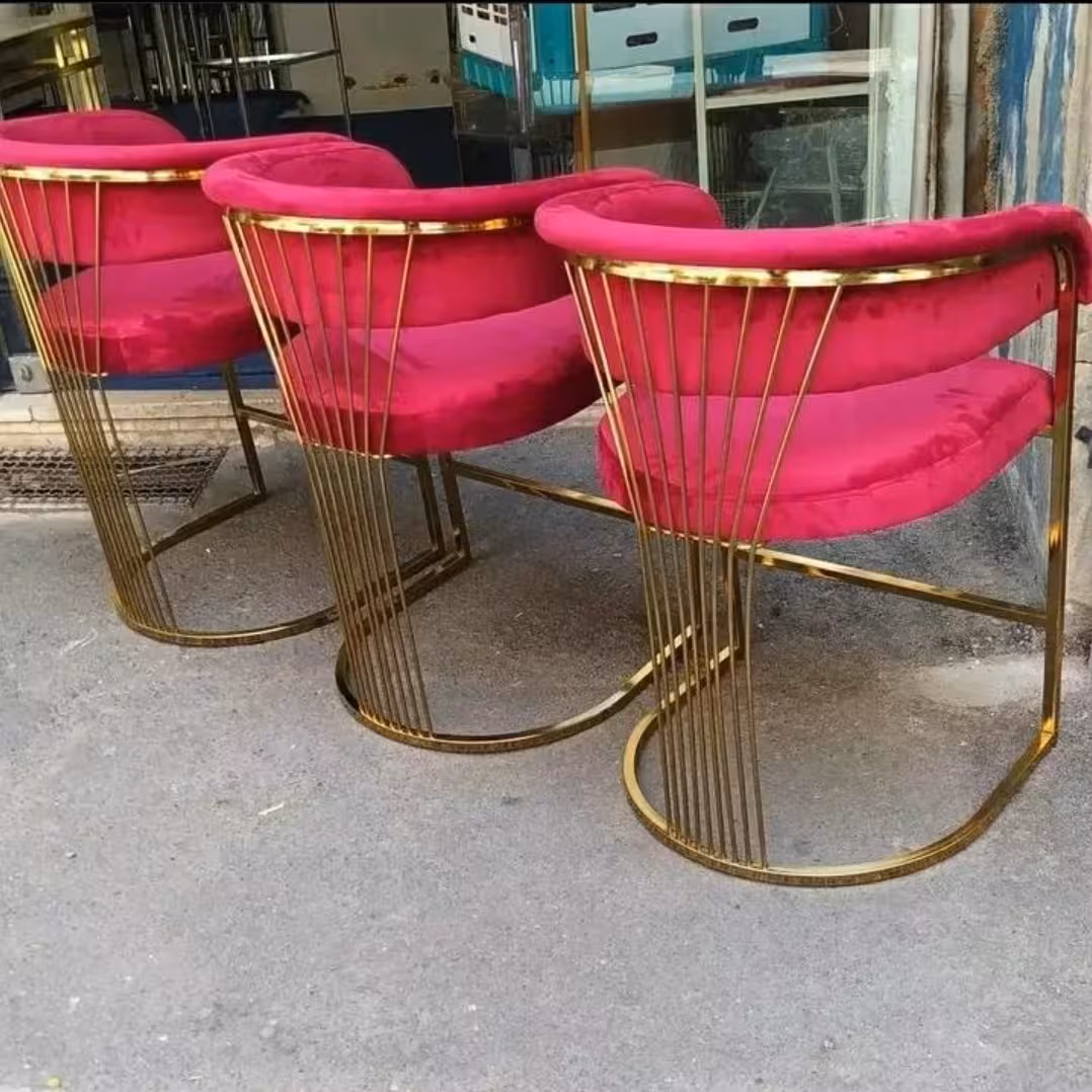 صندلی غذاخوری پایه ثابت مدل سزار فورتیک رنگ بندی متنوع(پس کرایه)