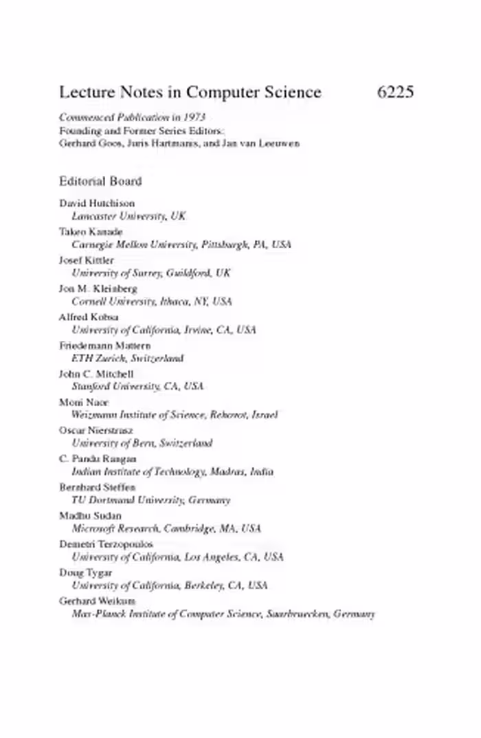 خرید و دانلود نسخه کامل کتاب Cryptographic Hardware and Embedded Systems, CHES 2010: 12th International Workshop, Santa Barbara, USA, August 17-20, 2010. Proceedings