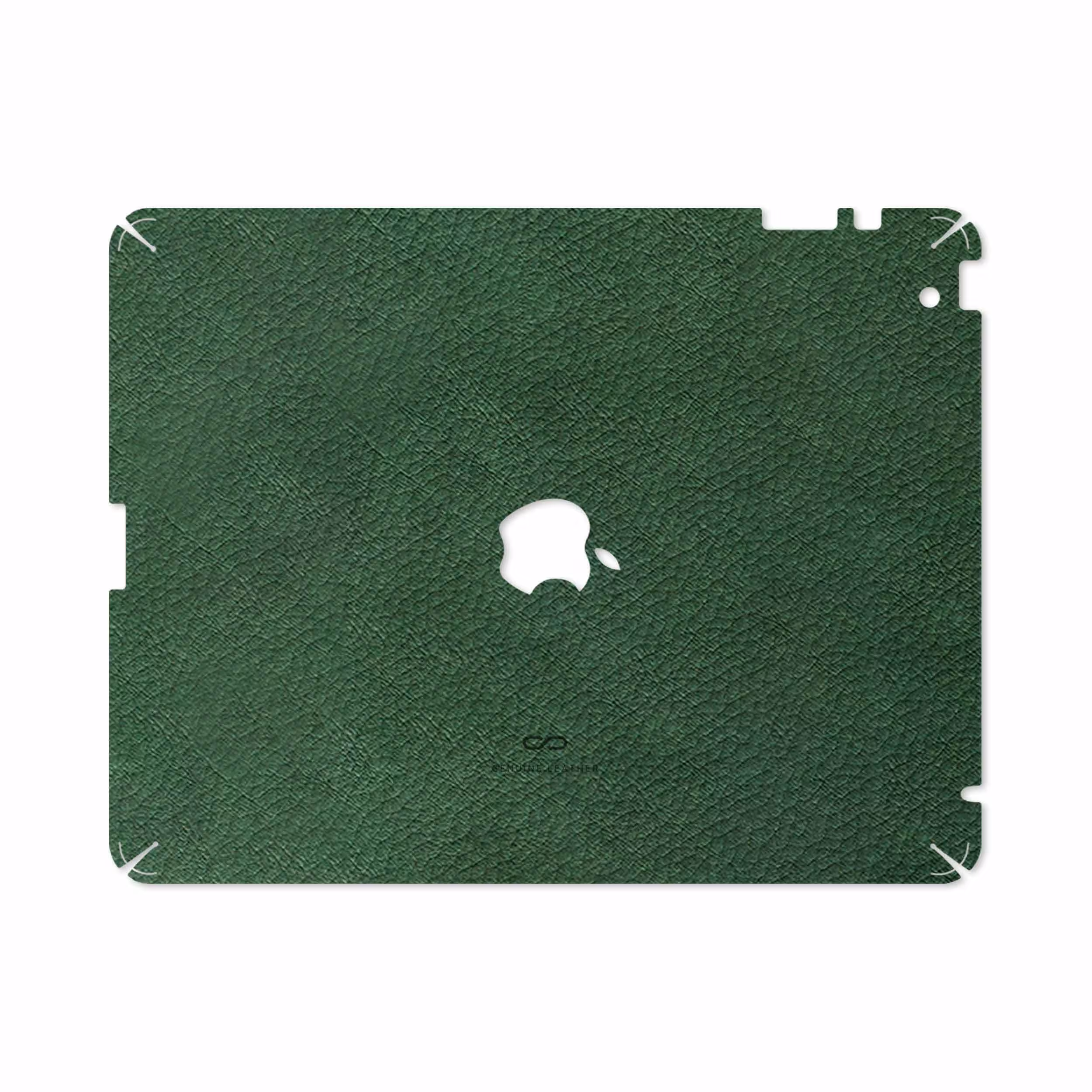 برچسب پوششی ماهوت مدل Green-Leather مناسب برای تبلت اپل iPad 2 2011 A1397