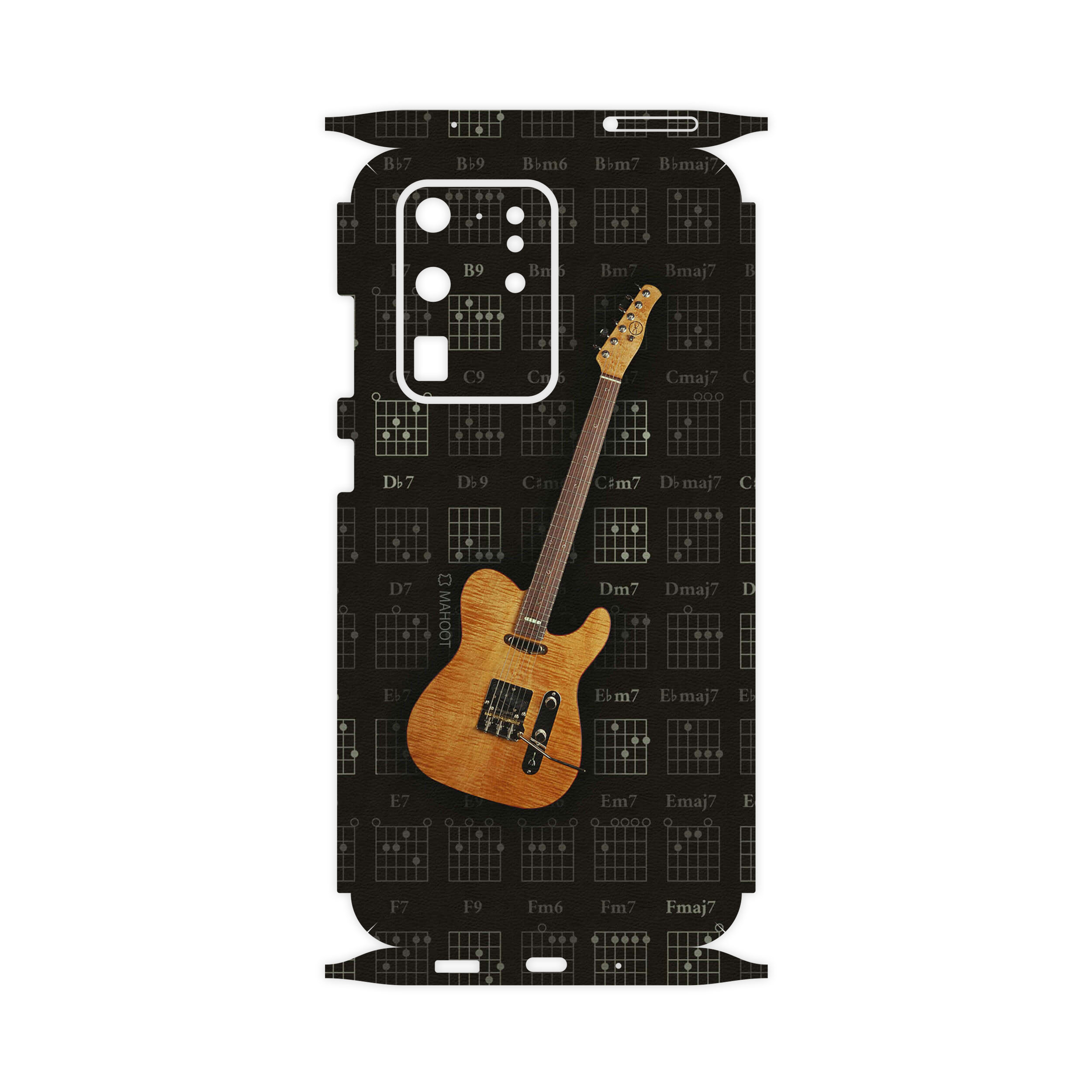 برچسب پوششی ماهوت مدل Guitar-Instrument-FullSkin مناسب برای گوشی موبایل سامسونگ Galaxy S20 Ultra