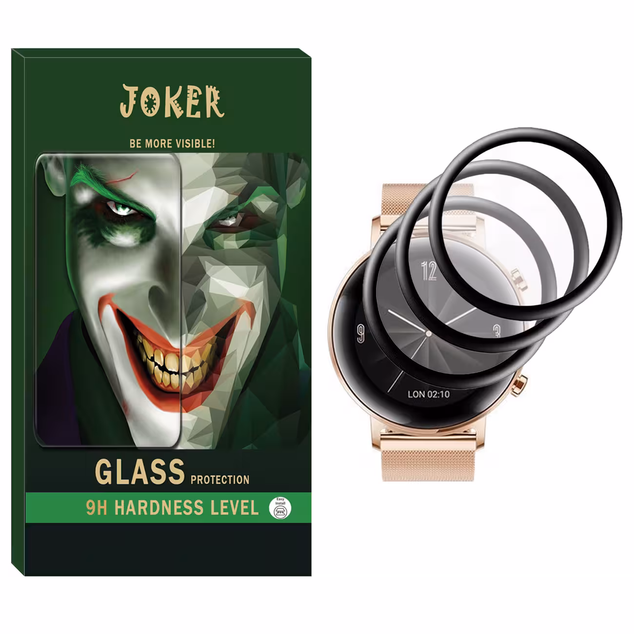 محافظ صفحه نمایش نانو جوکر مدل NJK مناسب برای ساعت هوشمند هوآوی Watch GT 2 42mm بسته سه عددی