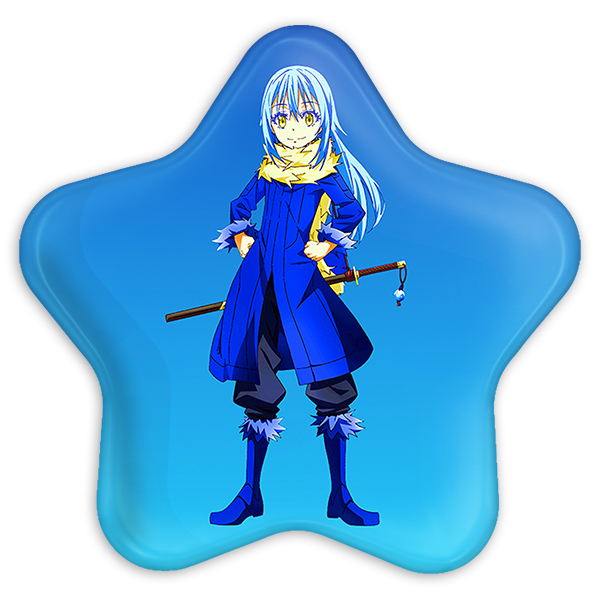 پیکسل خندالو طرح ریمورو تمپست انیمه اسلایم مدل ستاره ای کد 13107