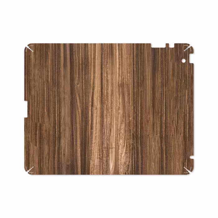 برچسب پوششی ماهوت مدل Light Walnut Wood مناسب برای تبلت اپل iPad 2 2011 A1395