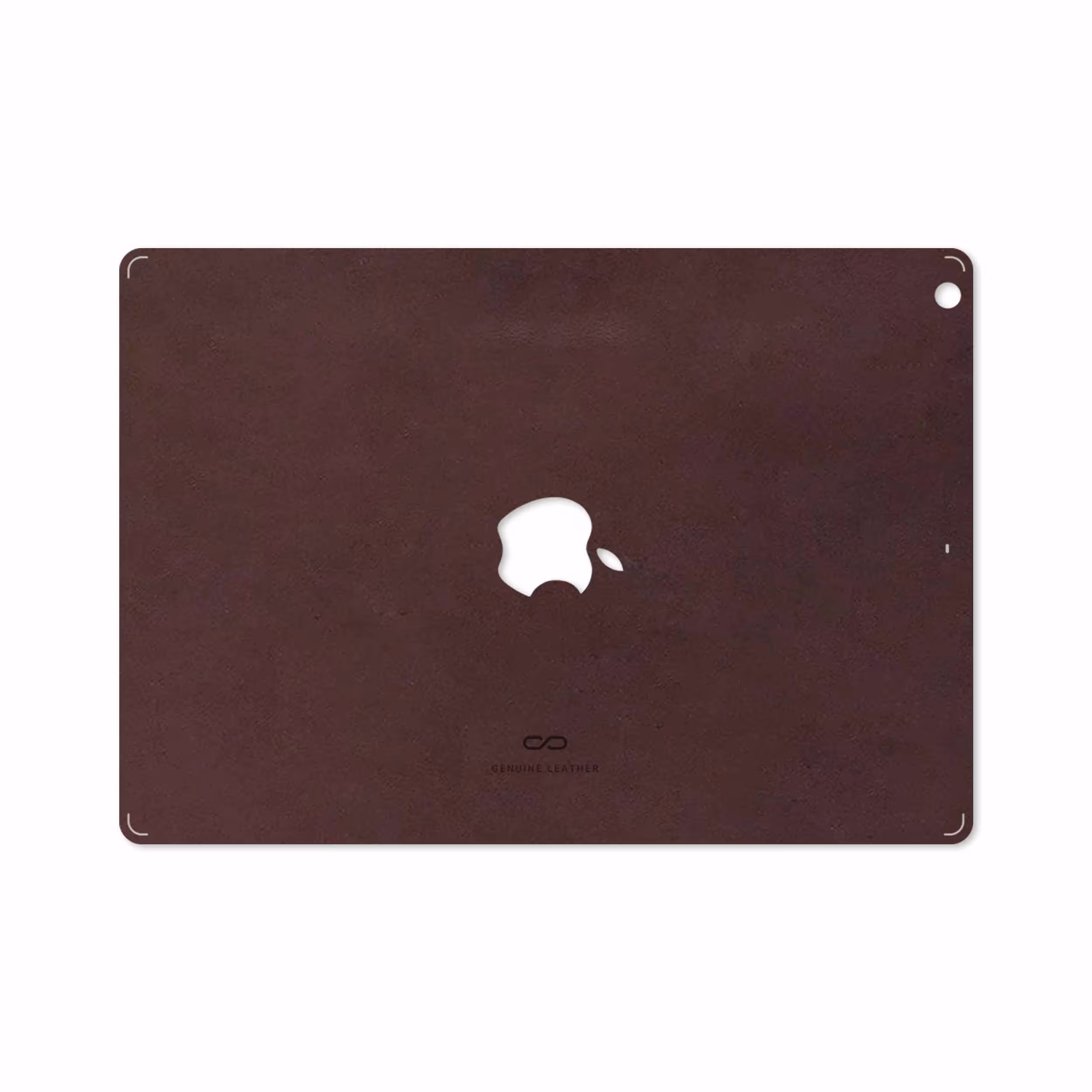 برچسب پوششی ماهوت مدل Matte-Dark-Brown-Leather مناسب برای تبلت اپل iPad Air 2013 A1475
