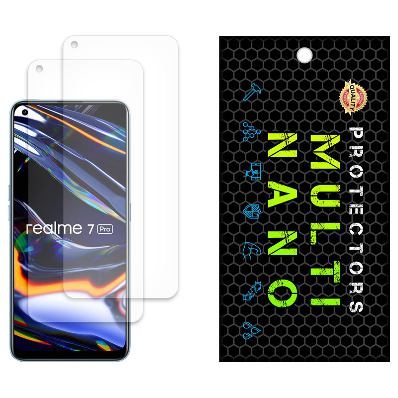 محافظ صفحه نمایش مات مولتی نانو مدل X-S2M مناسب برای گوشی موبایل ریلمی 7 Pro بسته دو عددی | کالا برتری