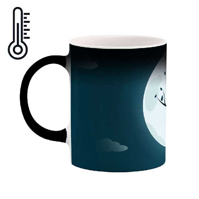 ماگ حرارتی طرح ماه و ستاره مدل mgph02614