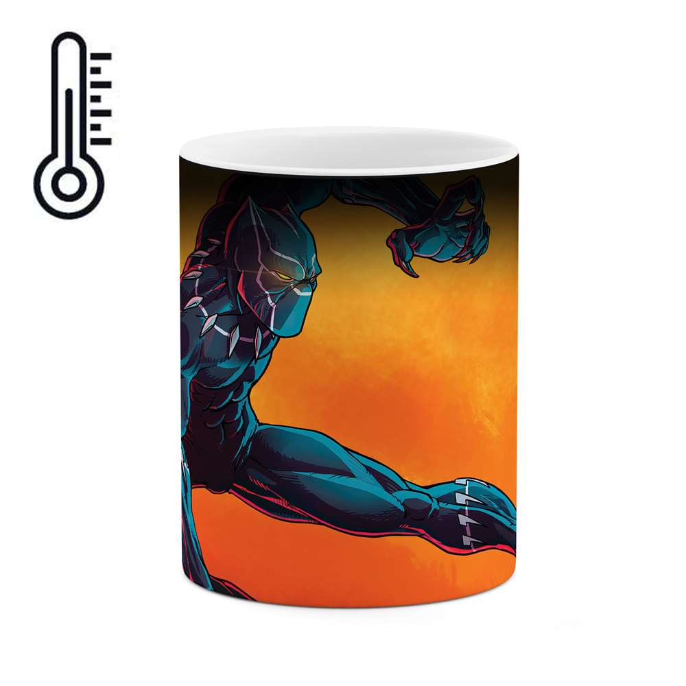 ماگ حرارتی طرح بلک پنتر مدل mgph02789