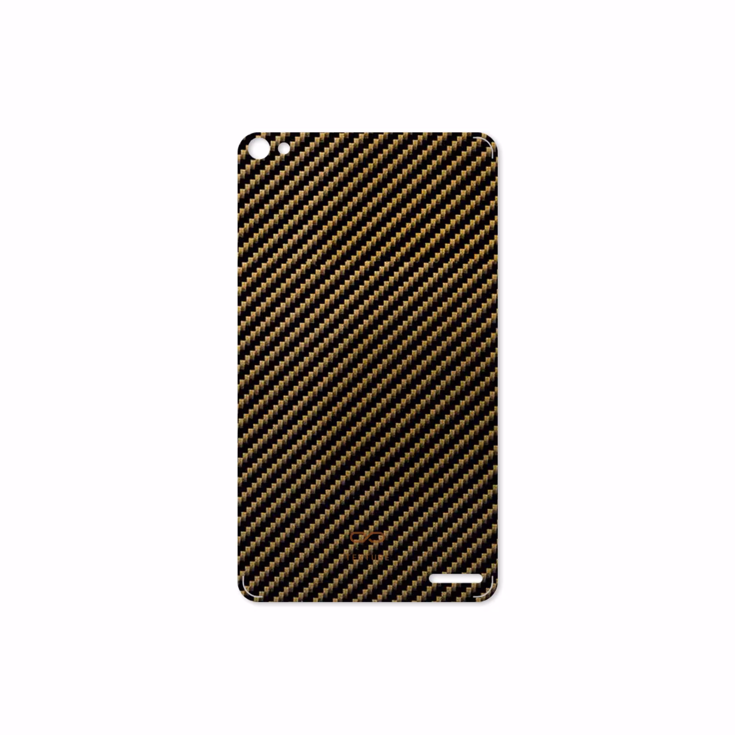 برچسب پوششی ماهوت مدل Glossy-Brown-Fiber مناسب برای تبلت هوآوی Mediapad X2 2015