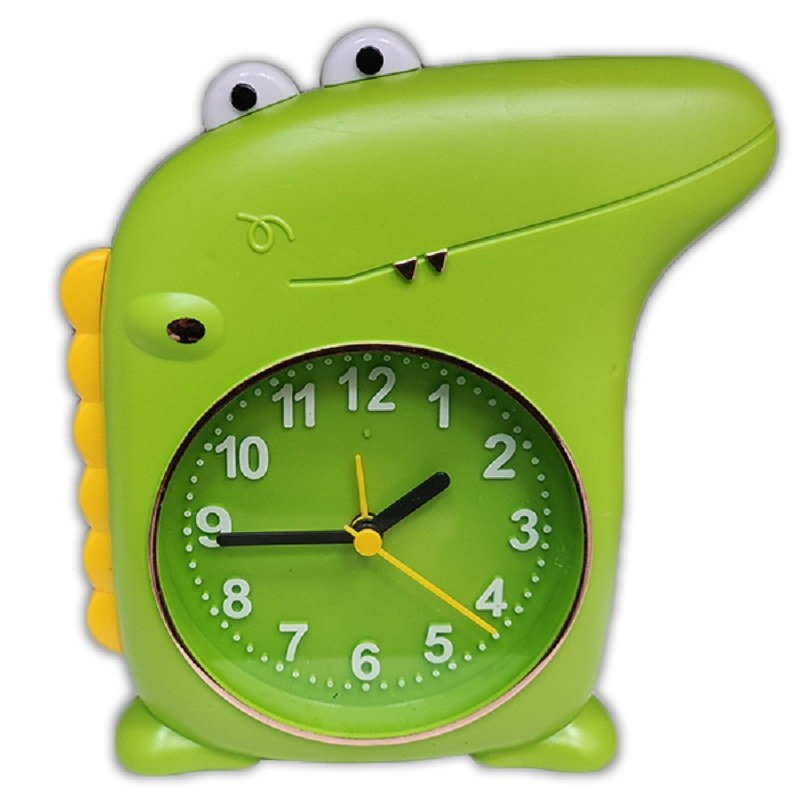 ساعت رومیزی کودک مدل دایناسور زنگدار کد SKG-006