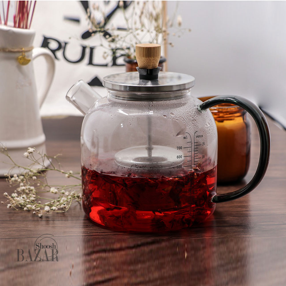 قوری پیرکس بی وی کی دسته دودی کد 324330