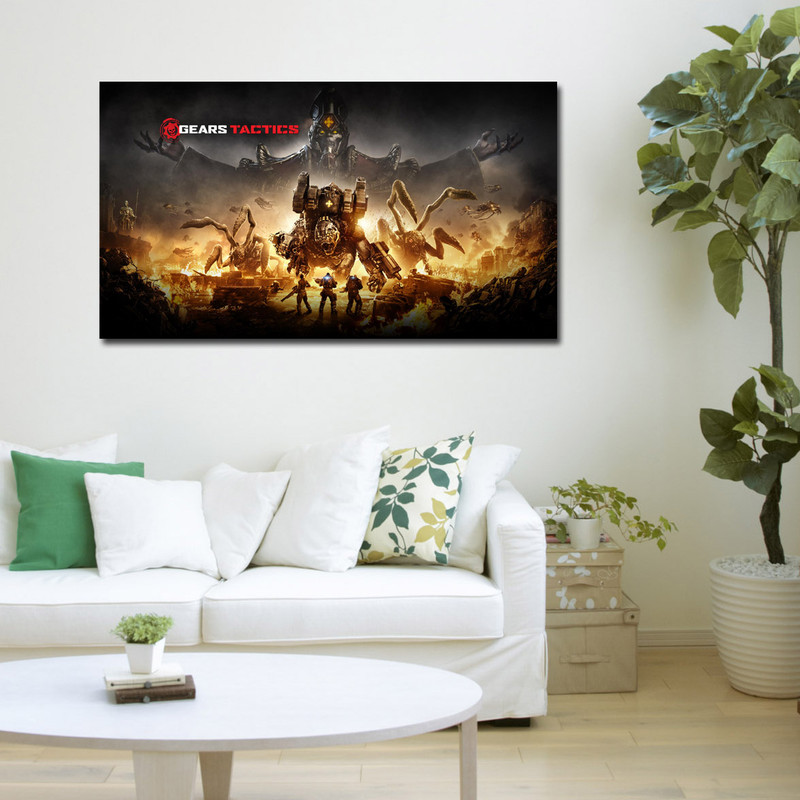 تابلو شاسی مدل بازی مدل gears tactics کد 1 | دنیای قاب