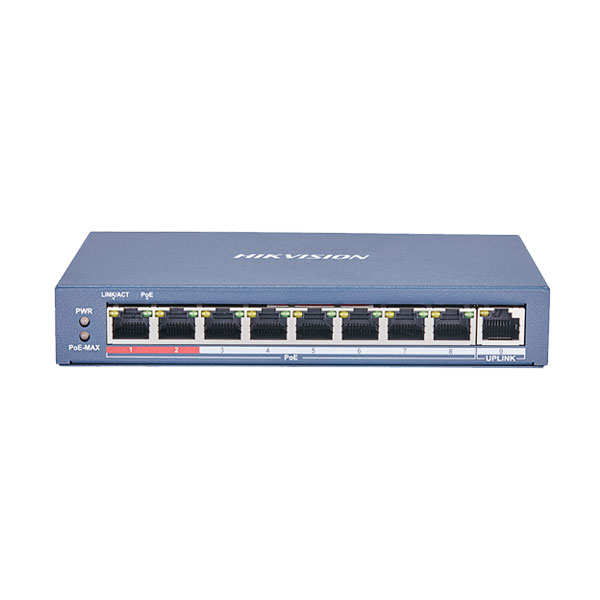 فروش و قیمت سوئیچ شبکه DS-3E0109P-E هایک ویژن | ایمن کالا