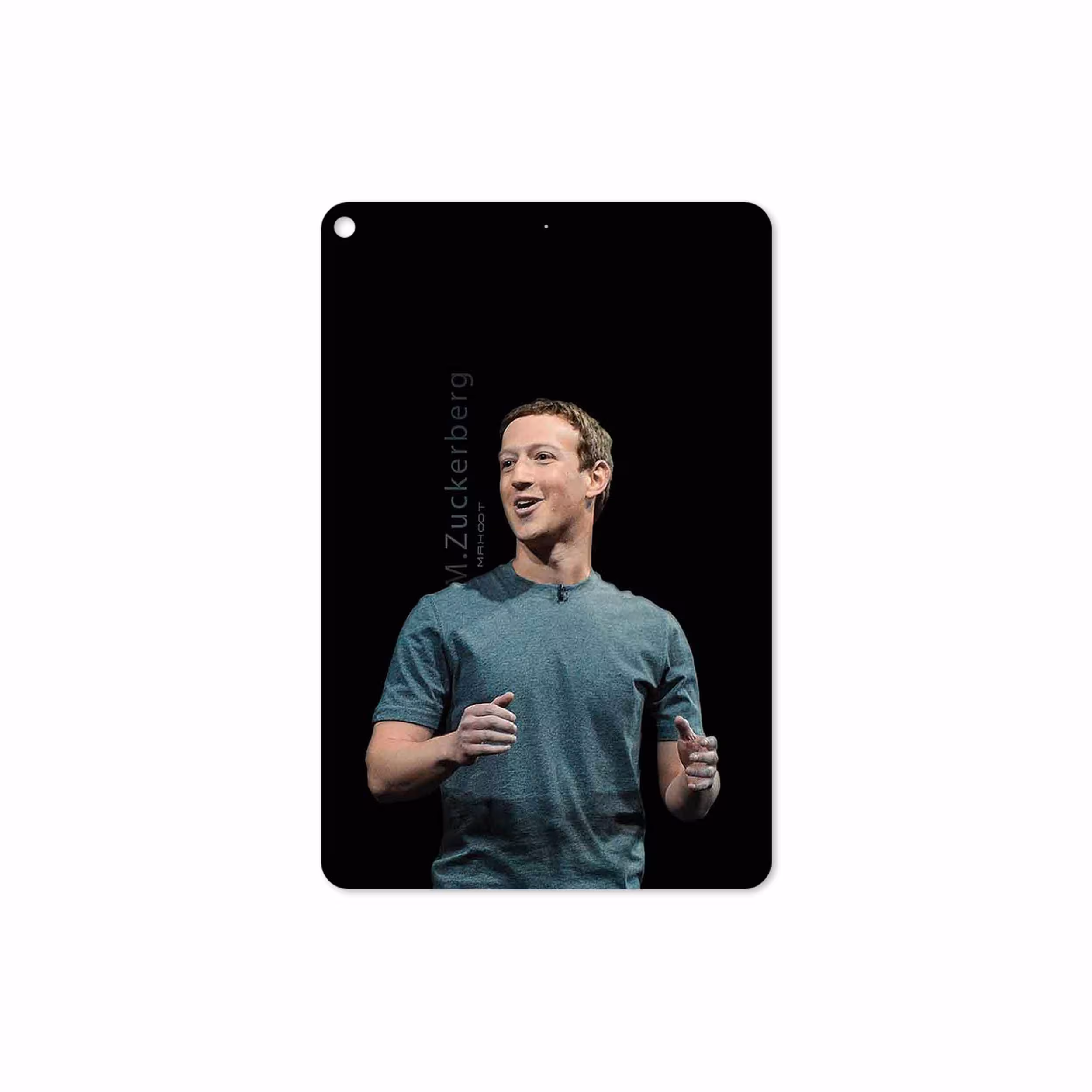 برچسب پوششی ماهوت مدل Mark Zuckerberg مناسب برای تبلت اپل iPad mini (GEN 5) 2019 A2133