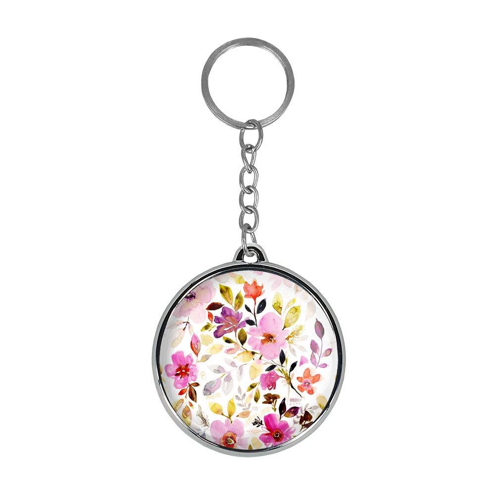 جاکلیدی خندالو طرح گل گلی مدل دوطرفه کد 22192220