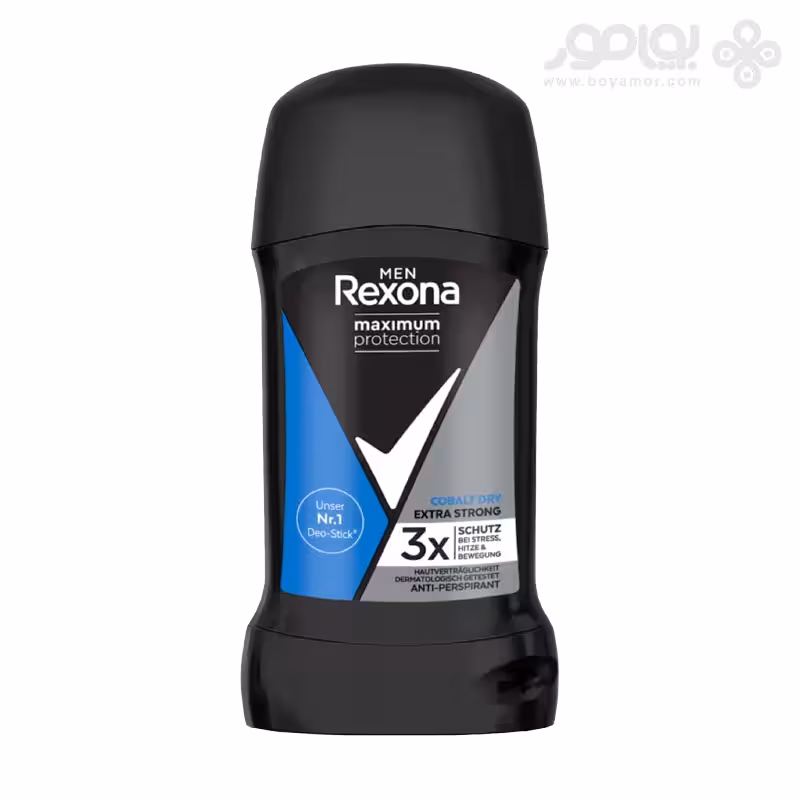 استیک دئودرانت مردانه رکسونا سری MAXIMUM PROTECTION مدل COBALT DRY