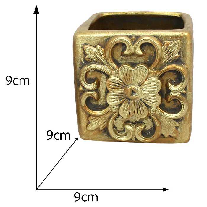 گلدان سفالی طرح cubic مجموعه 2 عددی