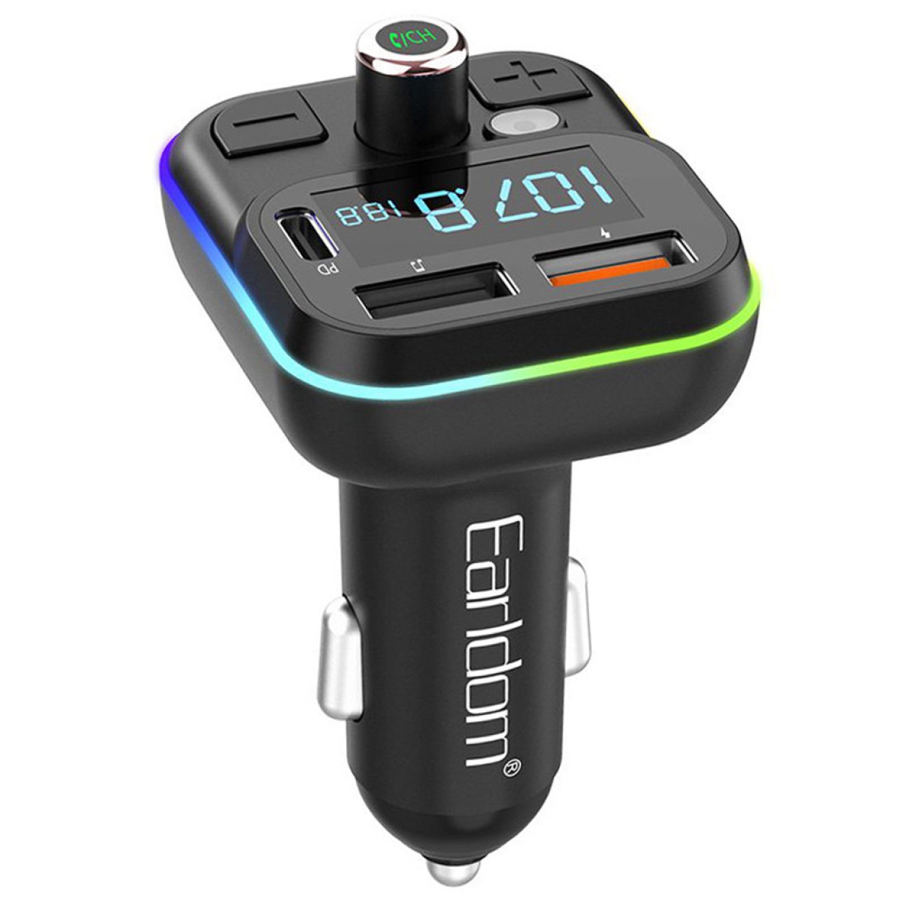 شارژر فندکی فست شارژ ماشین 20 وات و اف ام پلیر ارلدام مدل M86