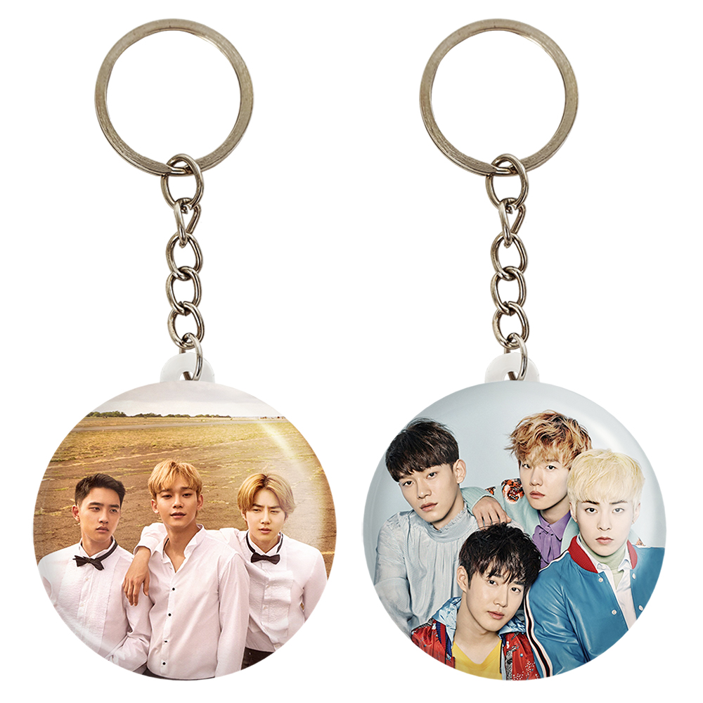 جاکلیدی خندالو مدل گروه EXO کد 1363913638 مجموعه 2 عددی