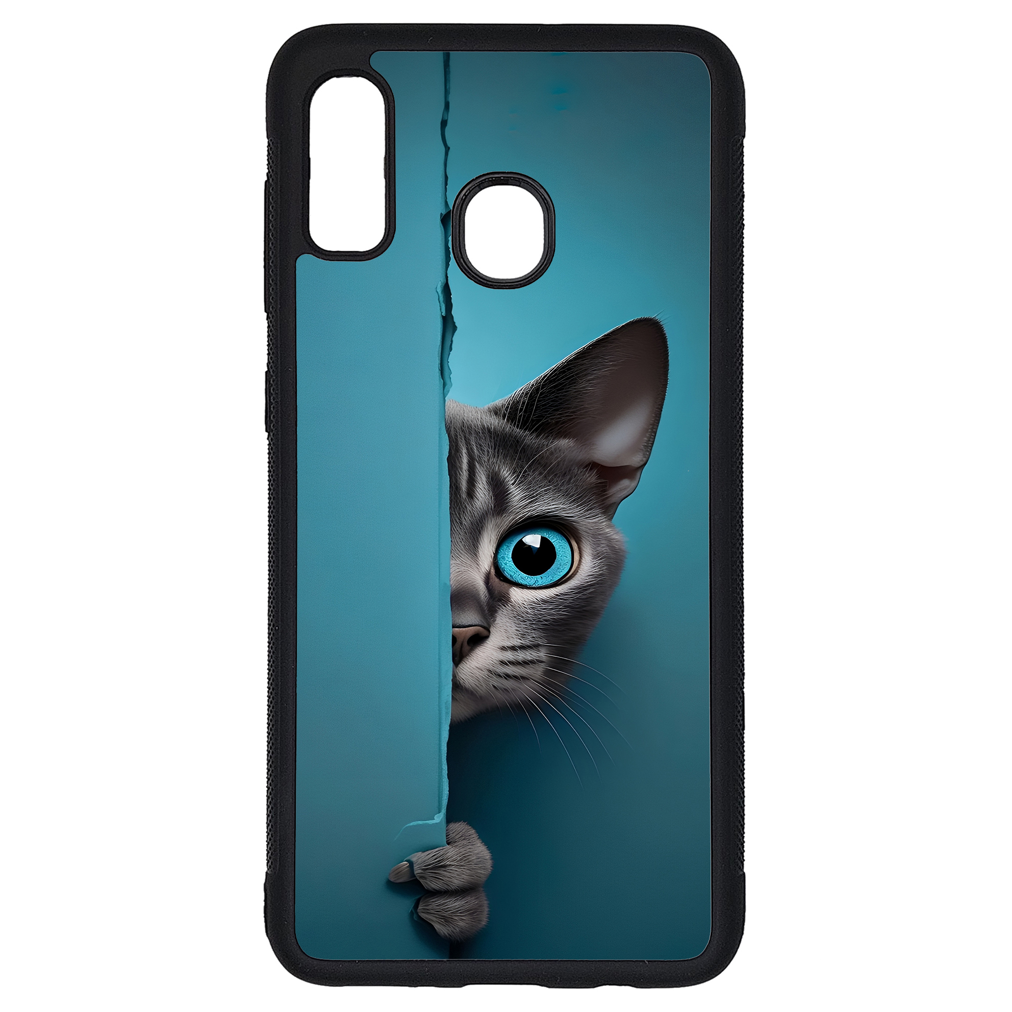 کاور طرح گربه کد G-128 مناسب برای گوشی موبایل سامسونگ Galaxy A20 / A30 | دیجی قاب دونی