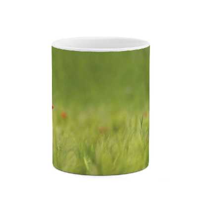 ماگ طرح تک گل مزرعه مدل mgs06584