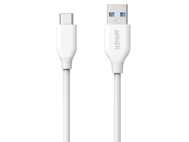 کابل تبدیل USB 3.0 به USB-C انکر مدل A8164 PowerLine به طول 1.8 متر