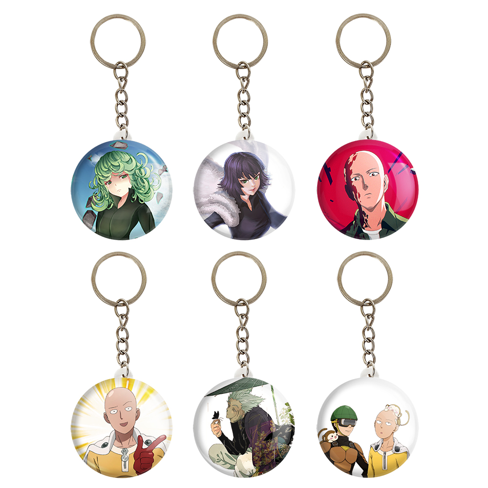 جاکلیدی خندالو مدل انیمه One Punch Man کد 447B مجموعه 6 عددی