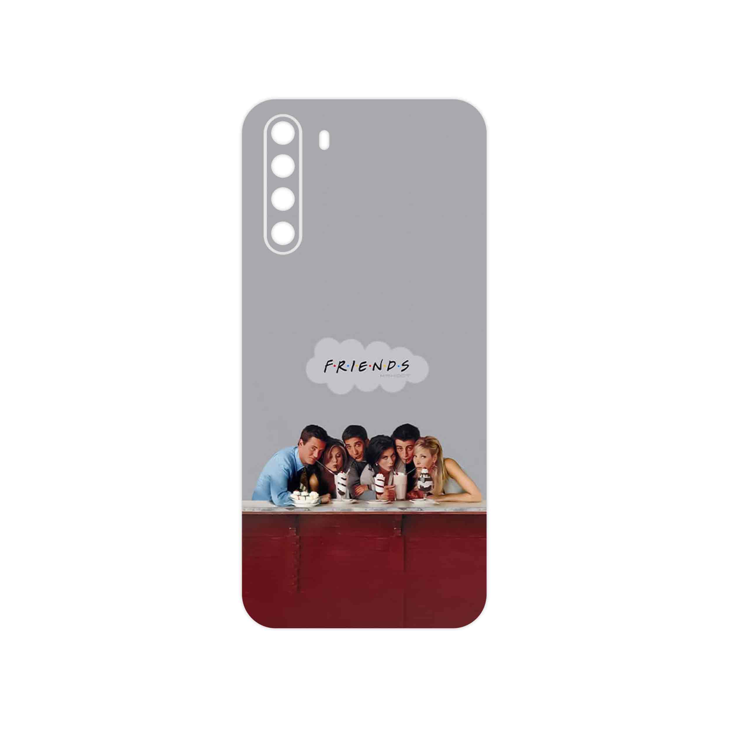 برچسب پوششی ماهوت مدل Friends 1 مناسب برای گوشی موبایل جی پلاس X10