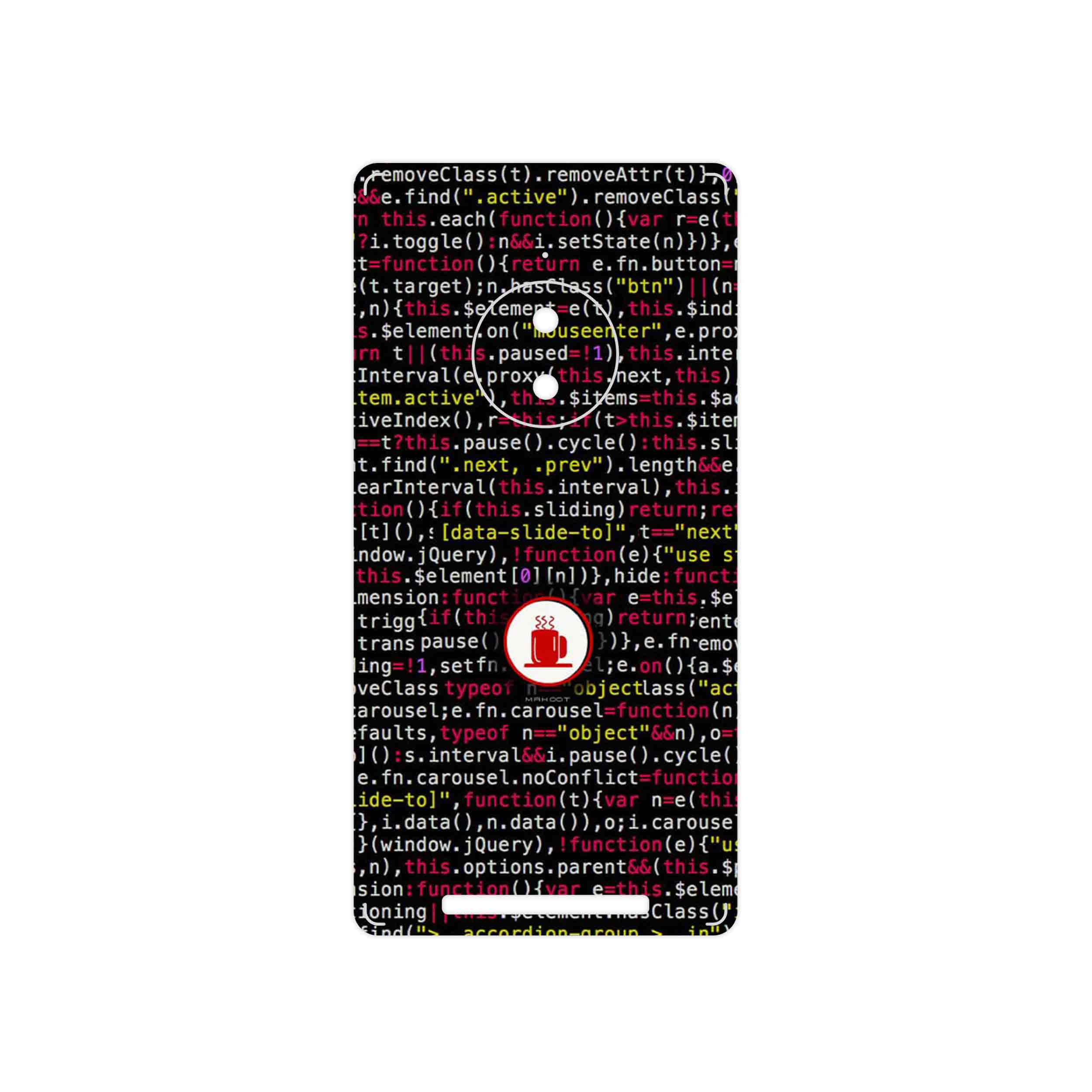 برچسب پوششی ماهوت مدل Programming 1 مناسب برای گوشی موبایل نوکیا Lumia 830