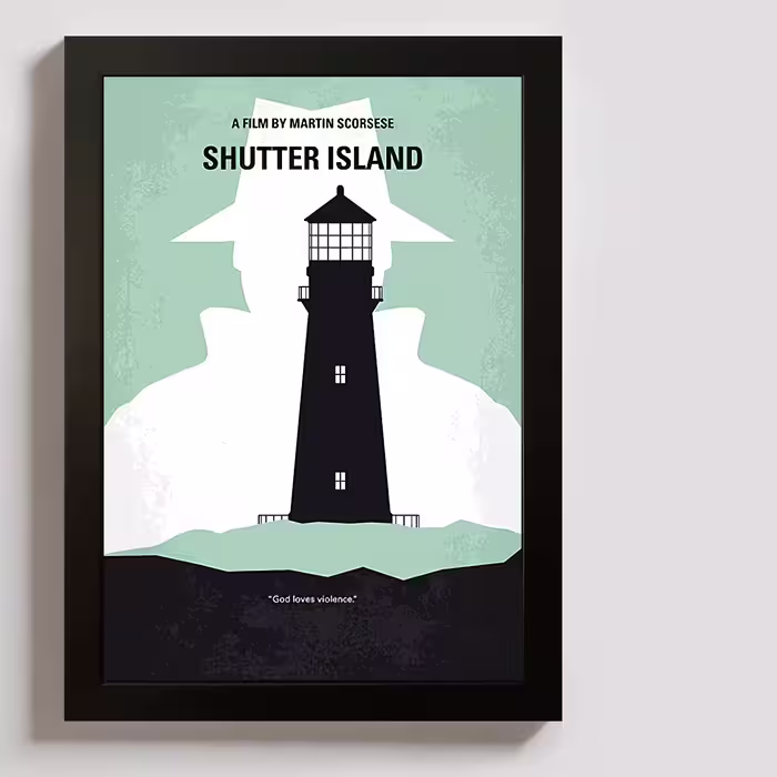 تابلو مدل فیلم شاتر ایلند shutter island BL012