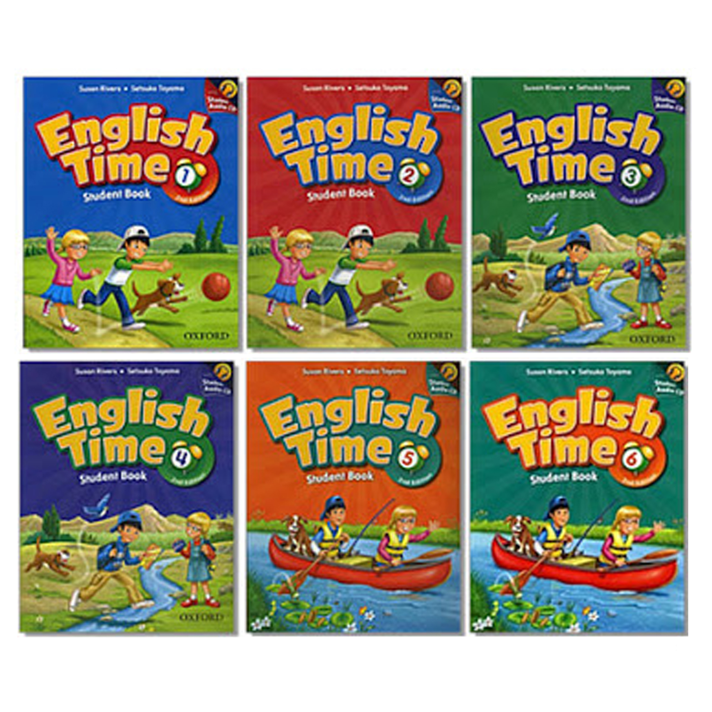 کتاب English Time اثر Susan River and Setsoko Toyama انتشارات هدف نوین 6 جلدی