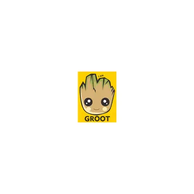 استیکر لپ تاپ لولو طرح I AM GROOT کد 683