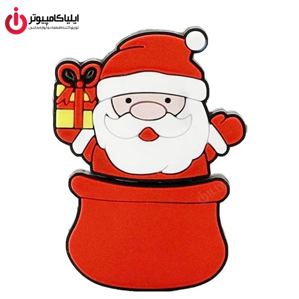 فلش مموری عروسکی کینگ فست مدل NO-12 طرح بابانوئل ظرفیت 32 گیگابایت