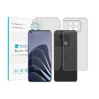 گلس محافظ صفحه نمایش و پشت گوشی وان پلاس 10 Pro مدل نانو هیدروژل شفاف برند راک اسپیس کدSS