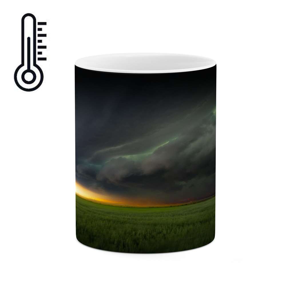 ماگ حرارتی کاکتی طرح منظره مدل mgh16138