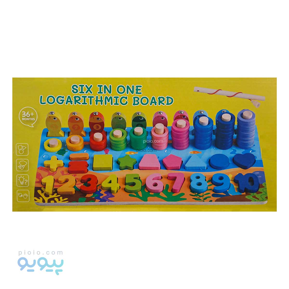 بازی آموزشی تخته چند کاره مونته سوری آیتم FL4105