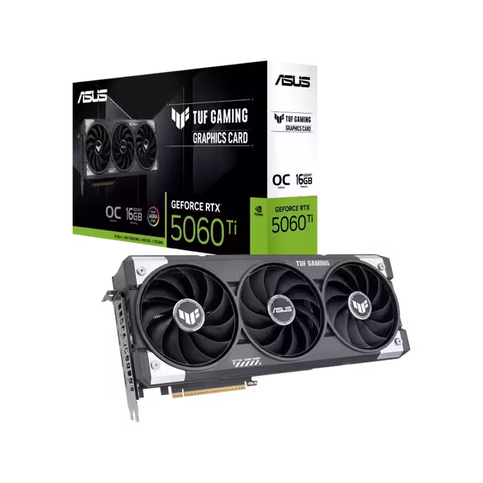 ASUS TUF RTX5060TI O16G | عملکرد بی‌رقیب و دوام استثنایی