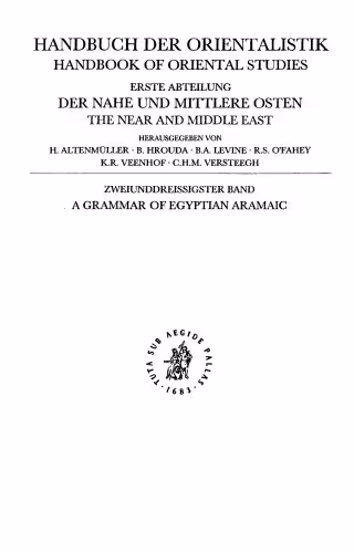 خرید و دانلود نسخه کامل کتاب A Grammar of Egyptian Aramaic