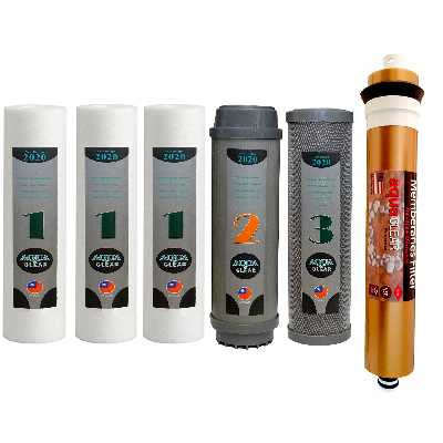  فیلتر دستگاه تصفیه کننده آب آکوآ کلیر مدل SUPERB FILTER - 6AM مجموعه 6 عددی