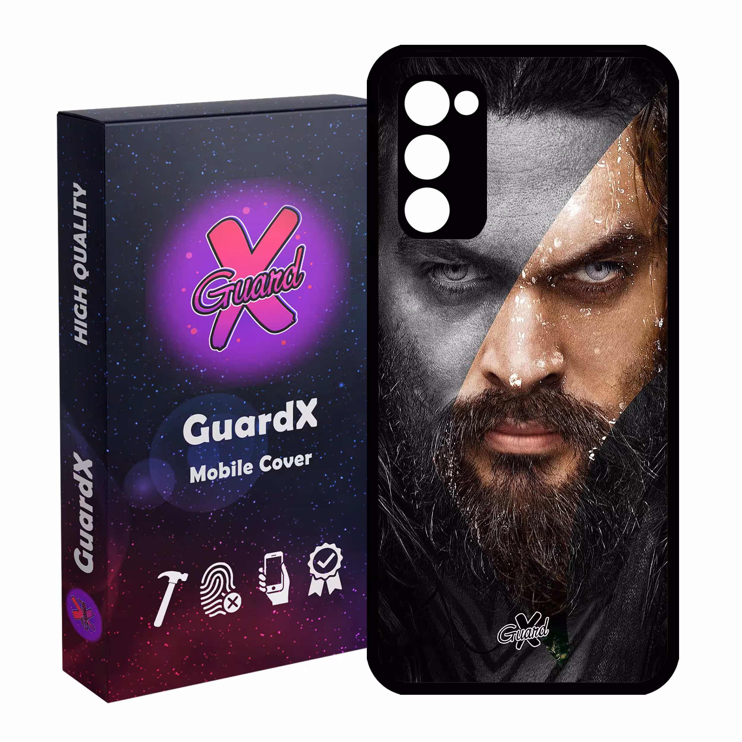 کاور گارد ایکس طرح Aqua Man مدل Glass10362 مناسب برای گوشی موبایل سامسونگ Galaxy S20 FE