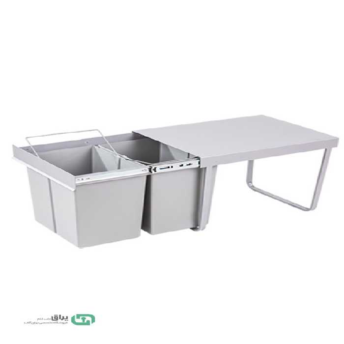 سطل زباله دو مخزنه ریلی A808 آدلان - Adlan