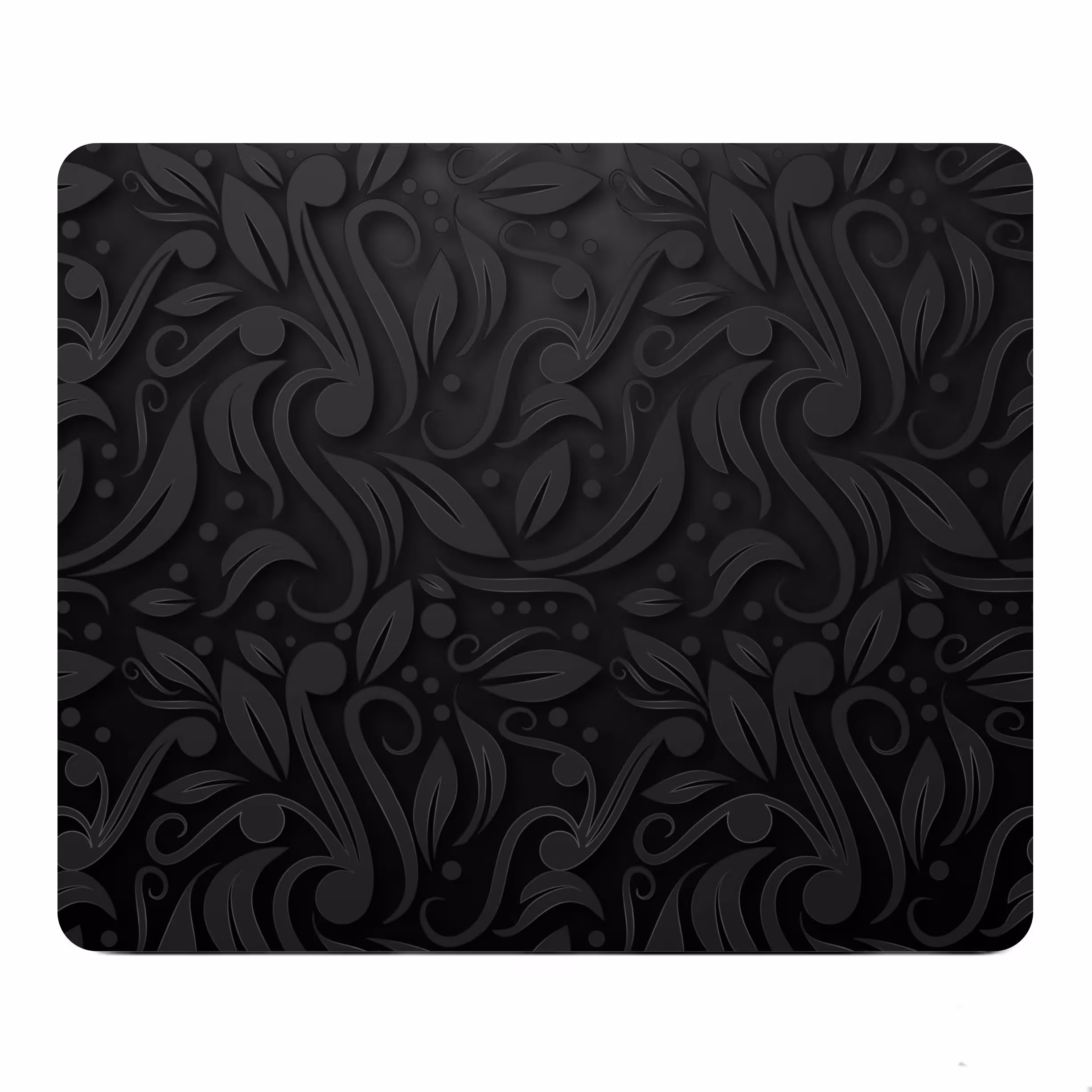 ماوس پد طرح Dark leaves مدل W11