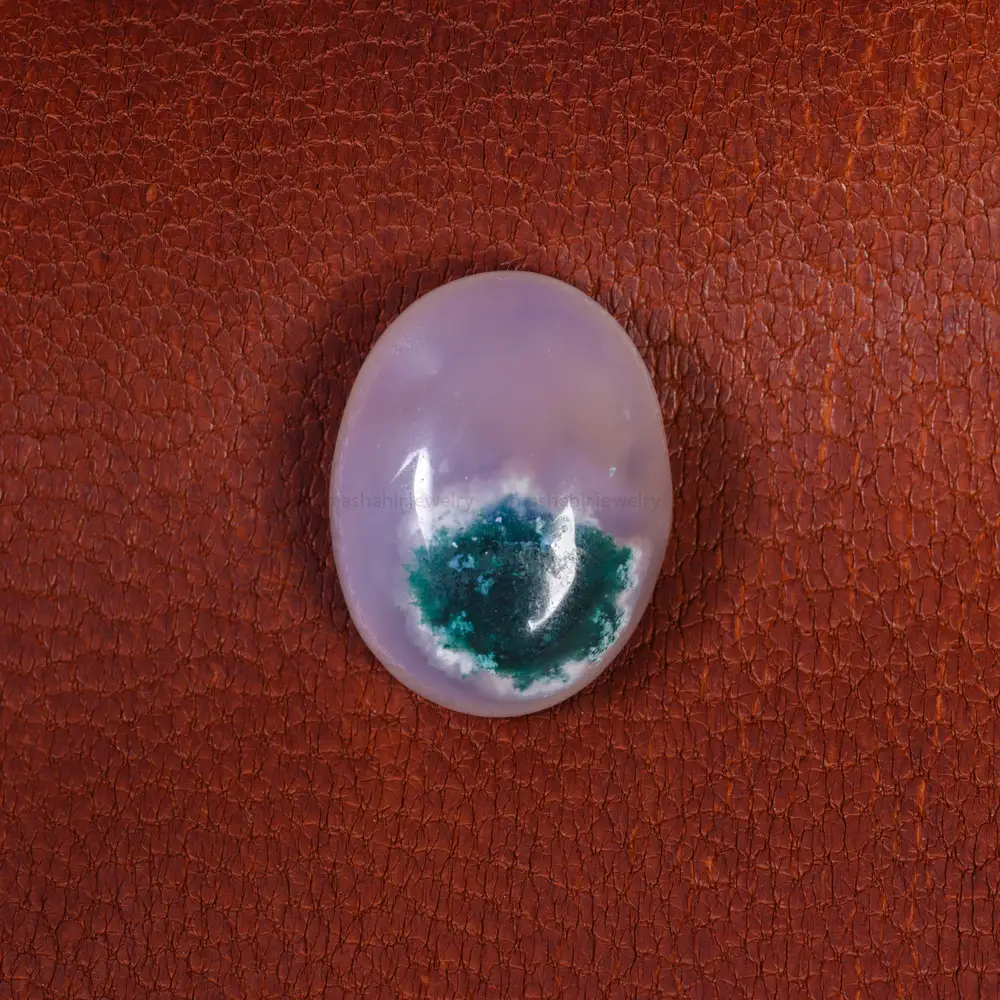 نگین عقیق شجر کد 16559 - جواهری مشاهیر