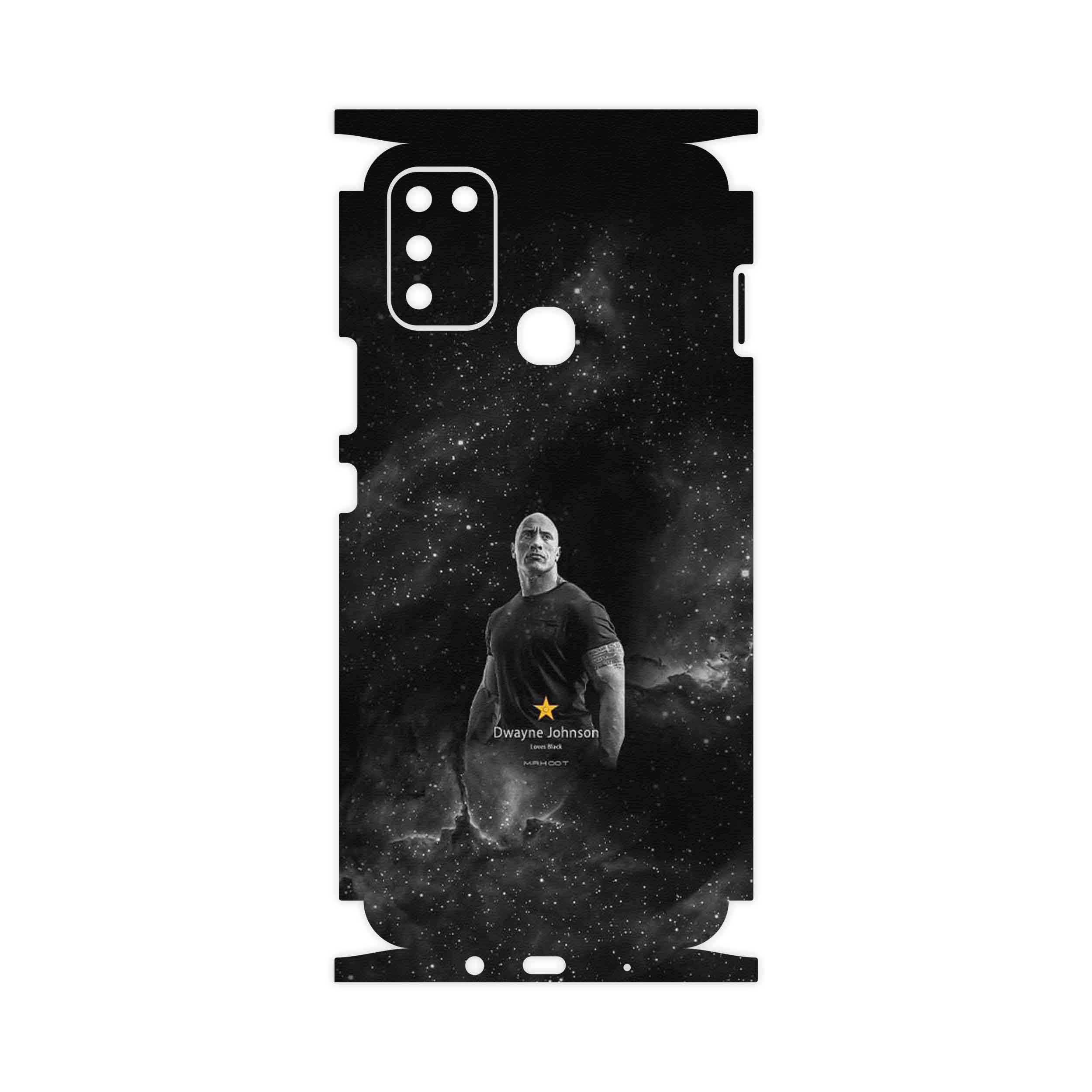 برچسب پوششی ماهوت مدل Dwayne Johnson-FullSkin مناسب برای گوشی موبایل اینفینیکس Hot 11 Play